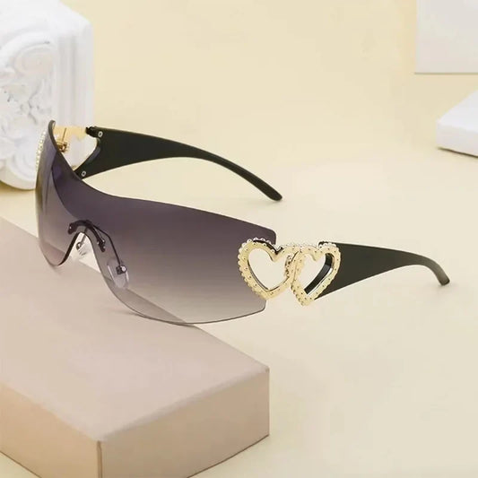 Enchanted | Gafas Sol Corazones Brillantes