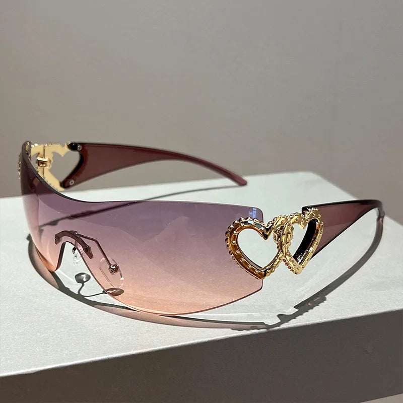 Enchanted | Gafas Sol Corazones Brillantes