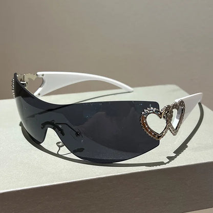 Enchanted | Gafas Sol Corazones Brillantes