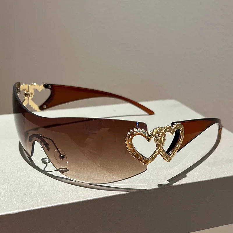 Enchanted | Gafas Sol Corazones Brillantes
