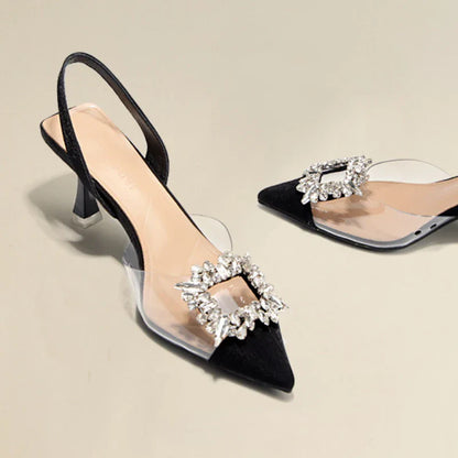 Rochelle | Tacones de Punta Sofisticados con Cristales
