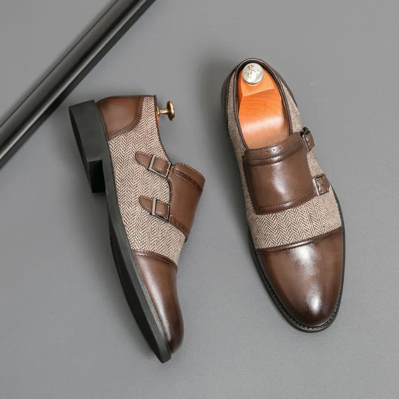 Winston | Zapatos de Piel con Doble Hebilla