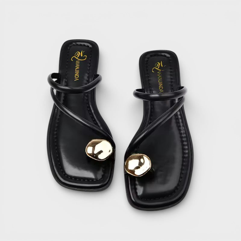 Sandalias Planas Punta Fina Mujer