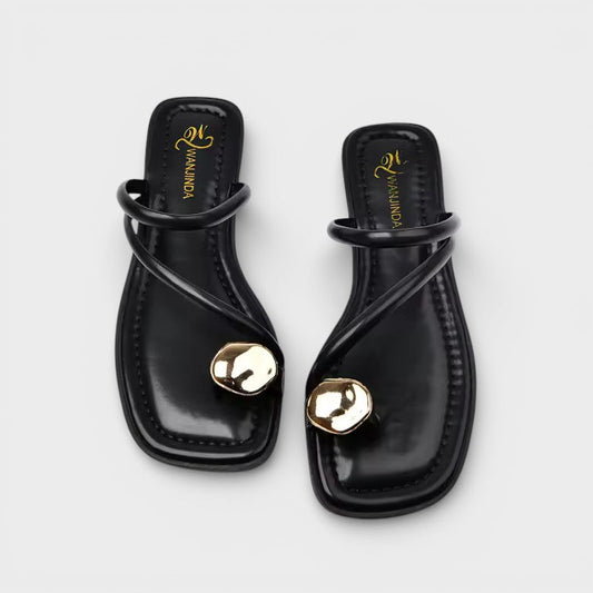 Sandalias Planas Punta Fina Mujer