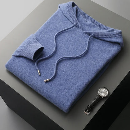 Masu | Sudadera con Capucha de Lana Merino