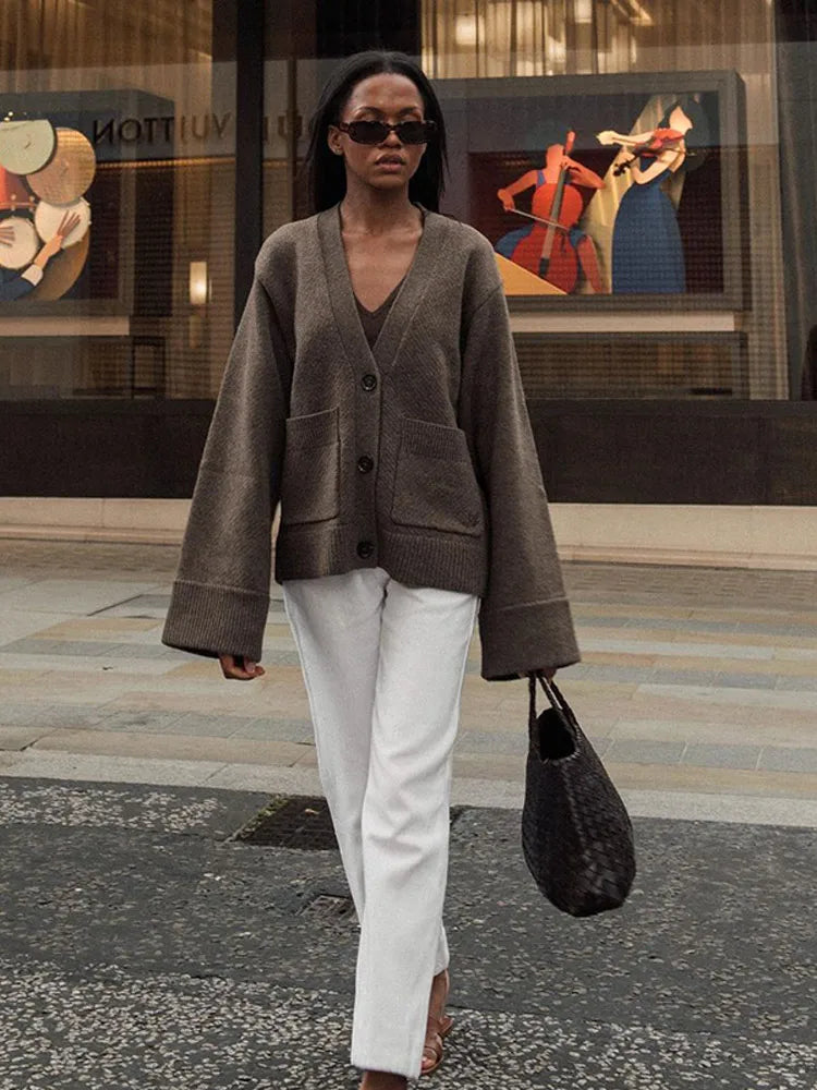 Juliette | Cárdigan de Punto con Cuello en V