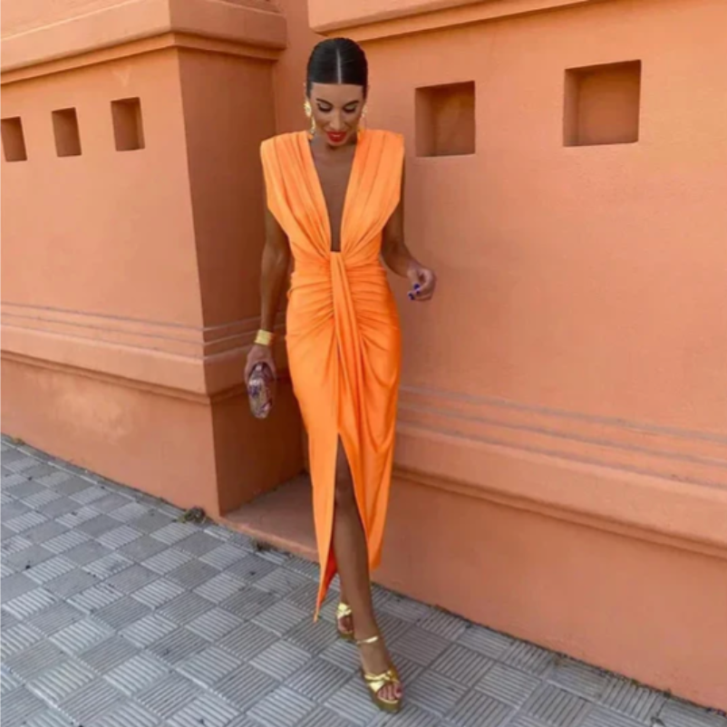 Lily | Vestido Elegante Plisado