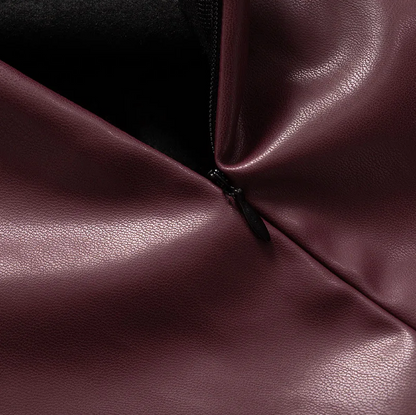 Seran | Top Elegante de Cuero Sintético