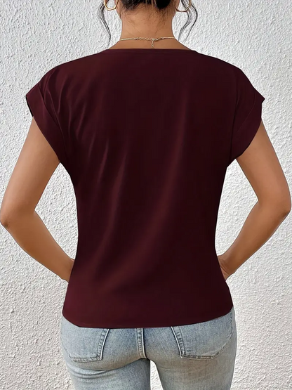Belle | Top Elegante con Cuello en V