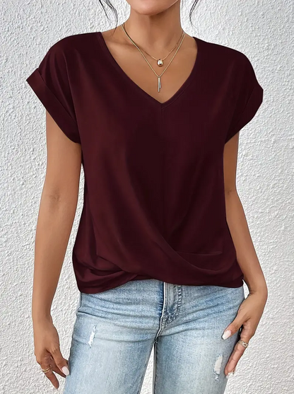 Belle | Top Elegante con Cuello en V