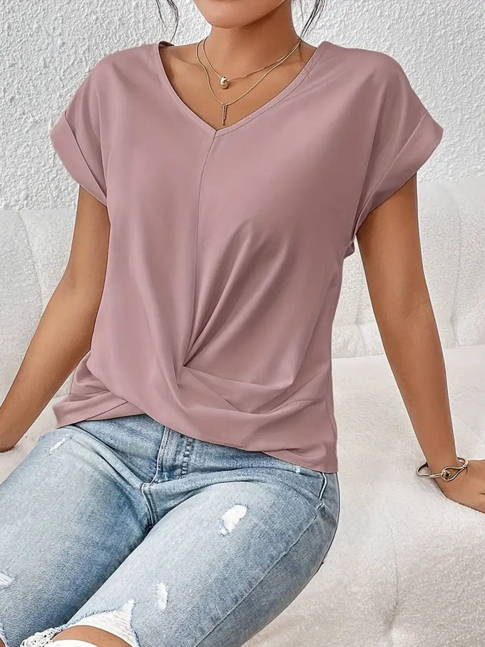 Belle | Top Elegante con Cuello en V