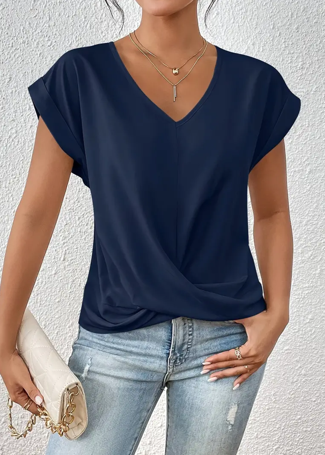 Belle | Top Elegante con Cuello en V