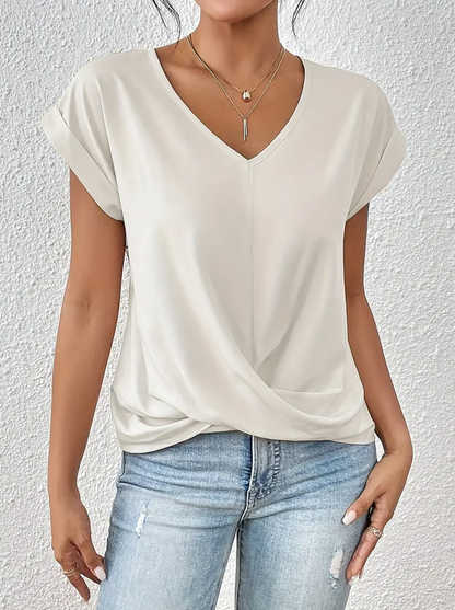 Belle | Top Elegante con Cuello en V