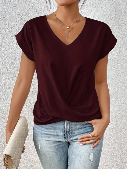 Belle | Top Elegante con Cuello en V