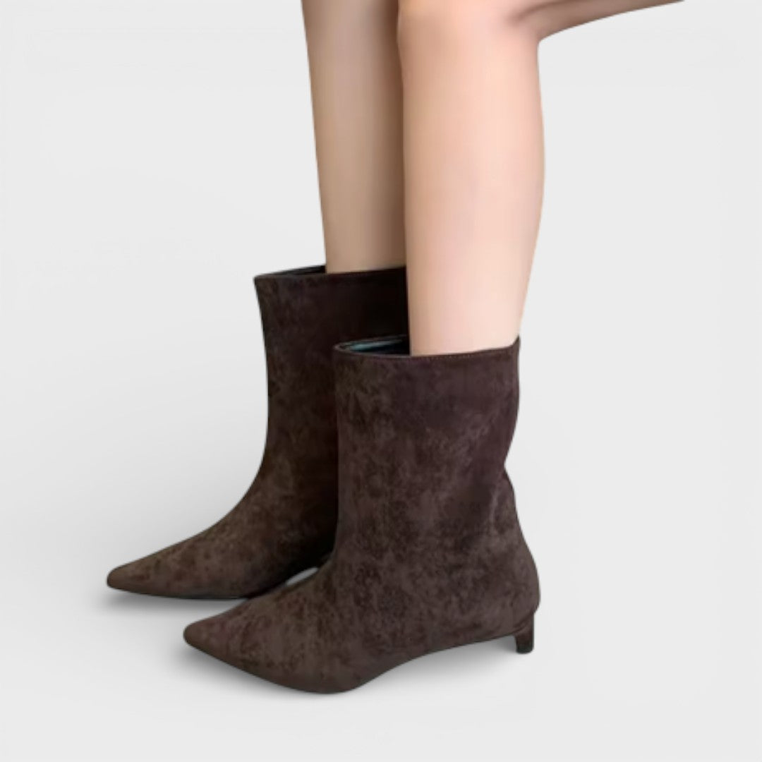 Botines Vintage Punta Fina Mujer