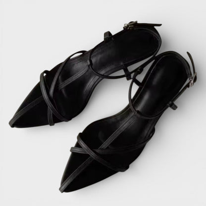 Sandalias Gladiador Tacón Bajo Mujer
