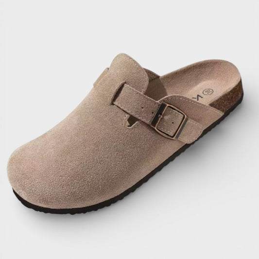 Zuecos Mujer Suela Corcho Hebilla