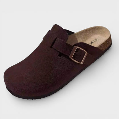Zuecos Mujer Suela Corcho Hebilla