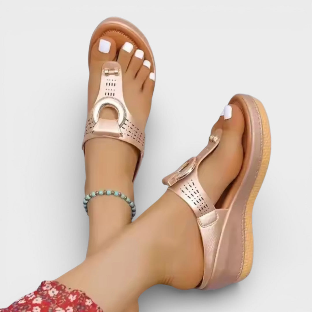 Sandalias Cuña Plataforma Mujer