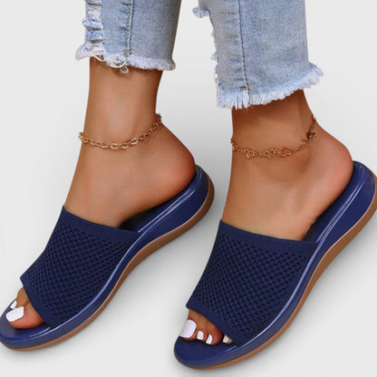 Sandalias Plataforma Mujer Slide Cómodas
