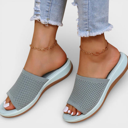 Sandalias Plataforma Mujer Slide Cómodas
