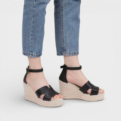 Sandalias de Cuña Elegantes Mujer