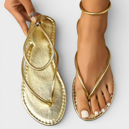 Sandalias Gladiadoras Planas Mujer