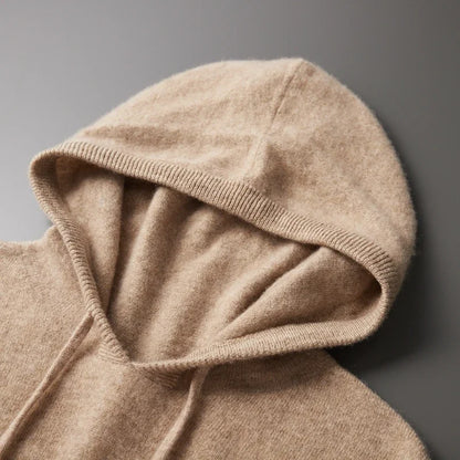 Masu | Sudadera con Capucha de Lana Merino