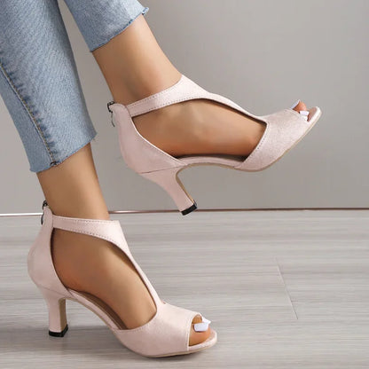 Alana | Tacones Elegantes con Laterales Abiertos