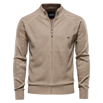 Nicolás | Suéter-chaqueta de algodón premium