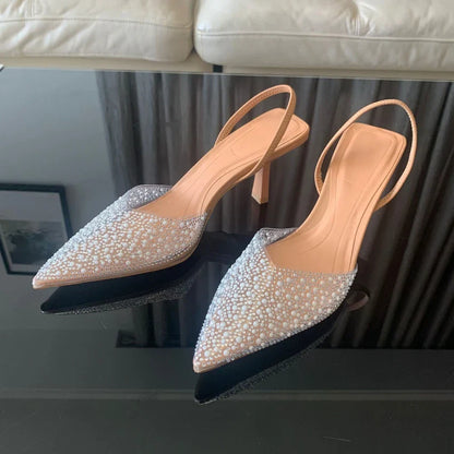 Madison | Tacones Elegantes con Cristales Brillantes