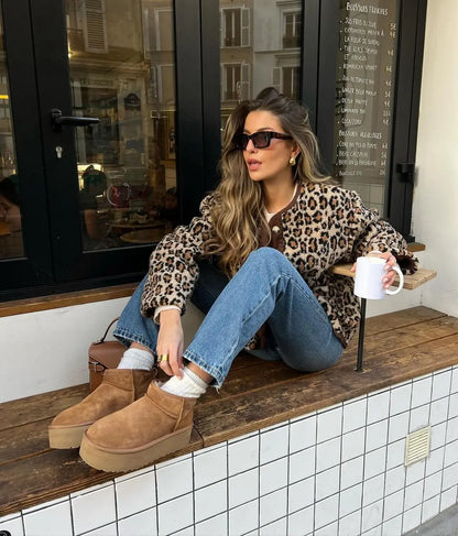 Lydia | Cárdigan Chic Estampado Leopardo