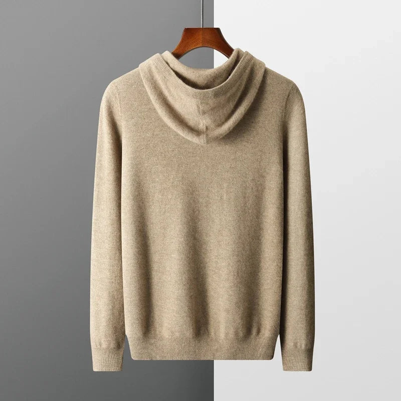 Masu | Sudadera con Capucha de Lana Merino