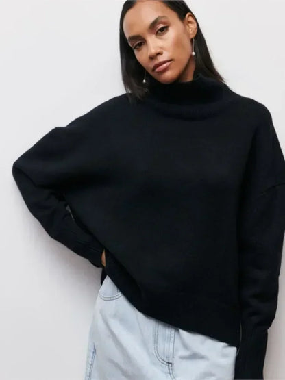 Alyssa | Suéter Elegante de Cuello Alto