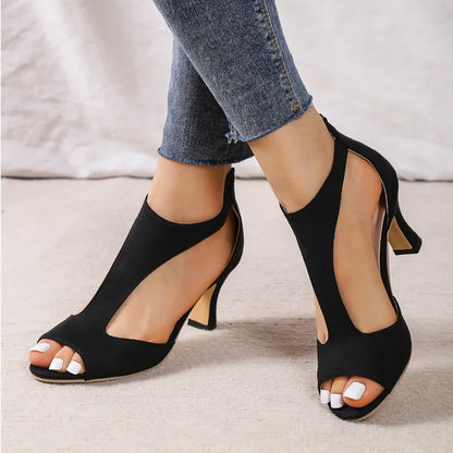 Alana | Tacones Elegantes con Laterales Abiertos