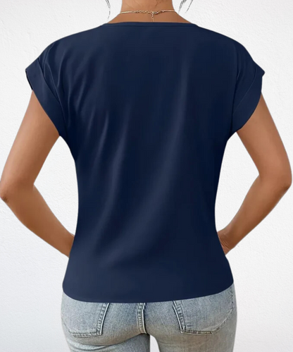Belle | Top Elegante con Cuello en V