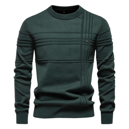 Burgo | Jersey de Algodón con Diseño a Cuadros