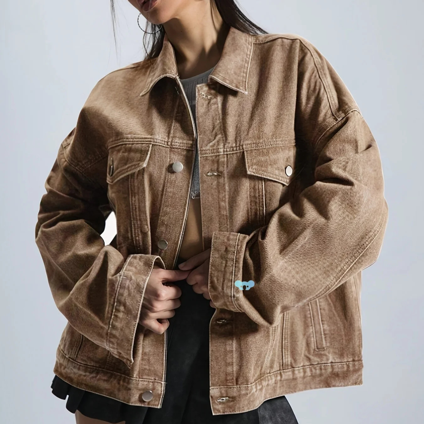 Brenda | Chaqueta con Cuello Clásica