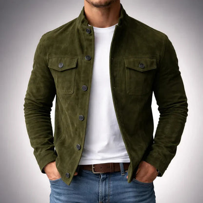 Mateo | Chaqueta Militar Estilo Ante