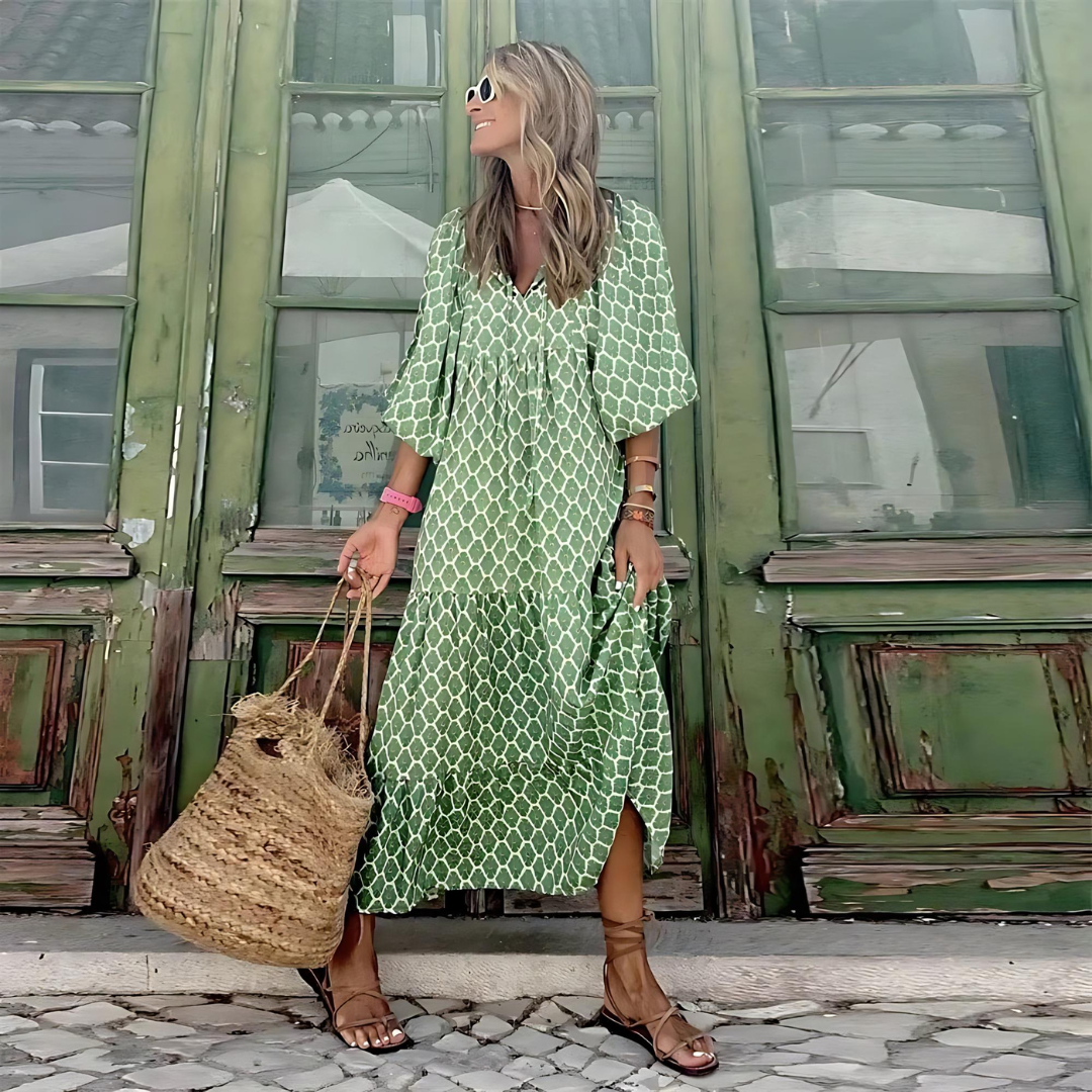 Sabine | Vestido Maxi Boho Chic