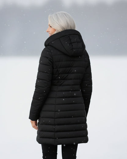 Clara | Abrigo de Invierno con Forro Polar y Silueta en Línea A