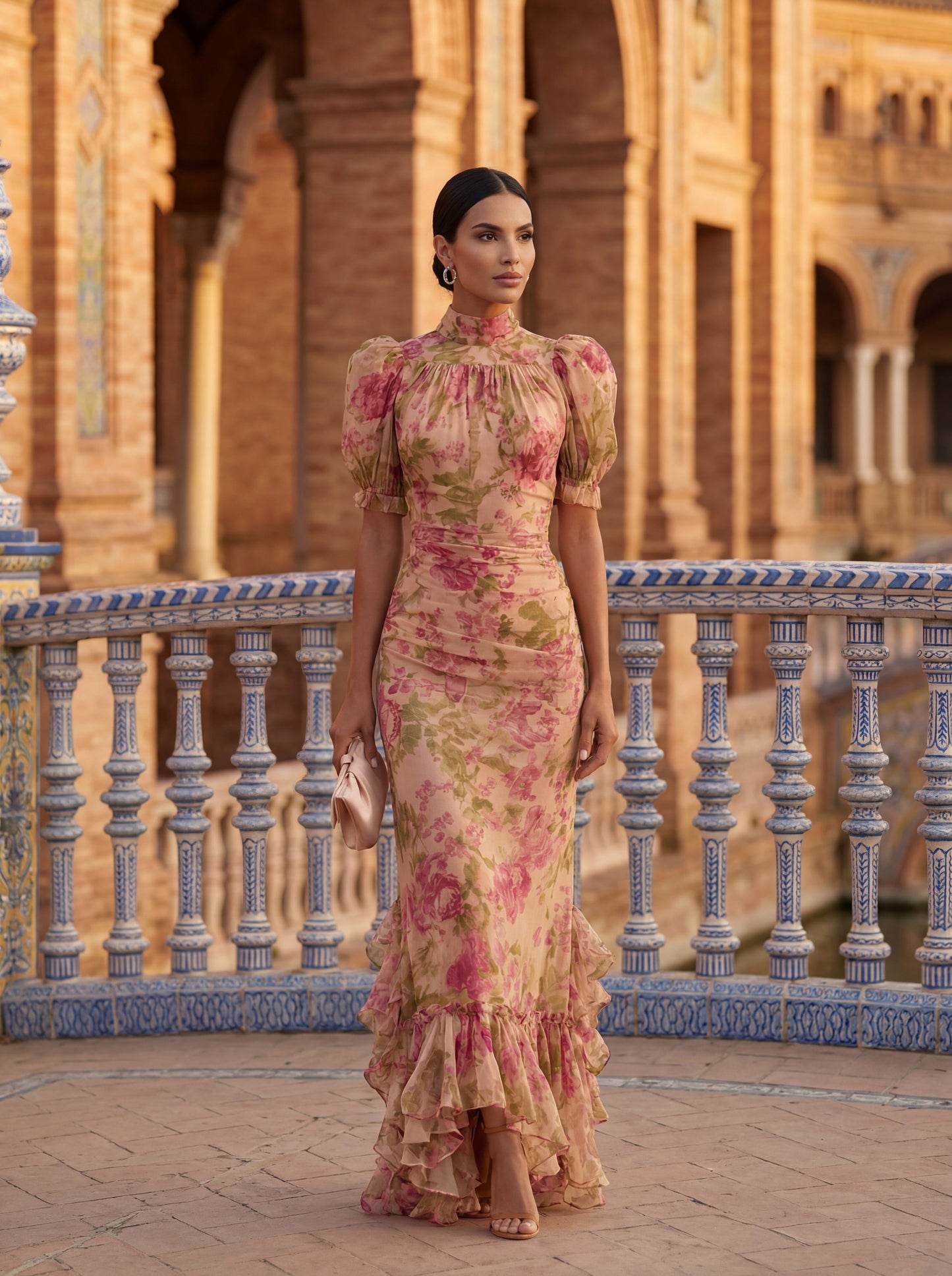 Rosario | Vestido Floral Romántico