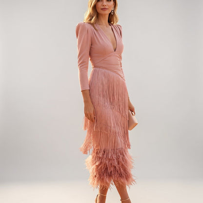 Isabella | Vestido con Flecos