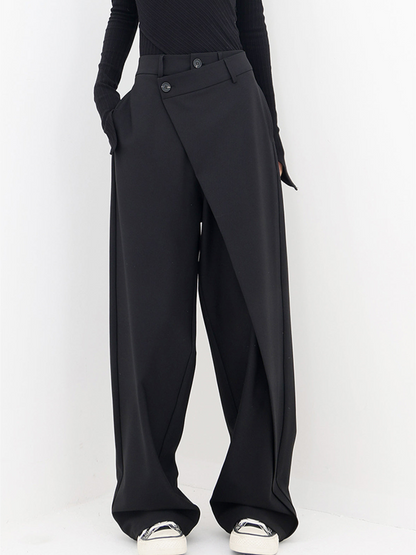 Vienna | Pantalones Elegantes con Drapeado Frontal