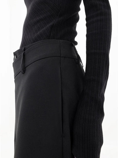 Vienna | Pantalones Elegantes con Drapeado Frontal