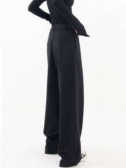Vienna | Pantalones Elegantes con Drapeado Frontal