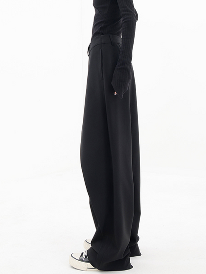 Vienna | Pantalones Elegantes con Drapeado Frontal