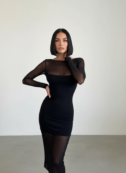 Vestido Noelia negro