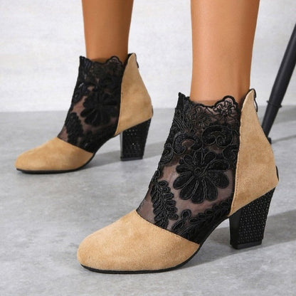 Isabel - Tacones altos de encaje