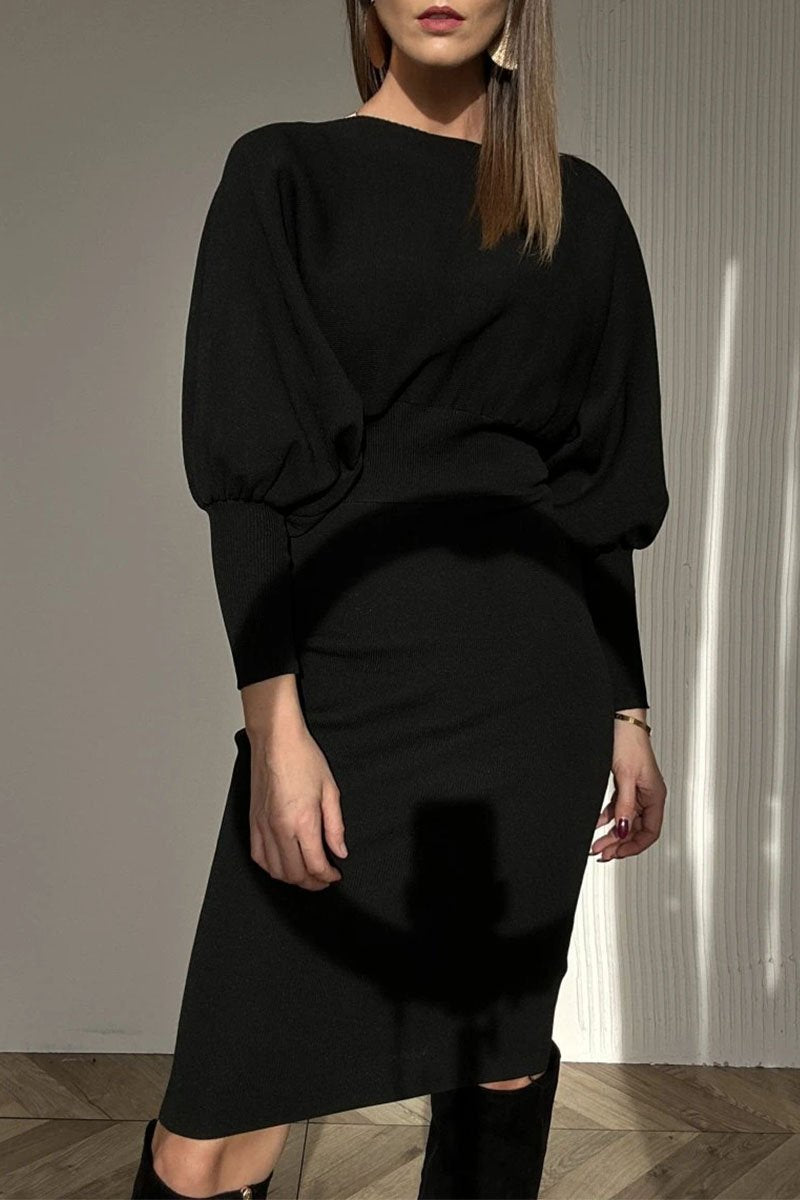 Carolyn | Vestido Elegante con Mangas Globo